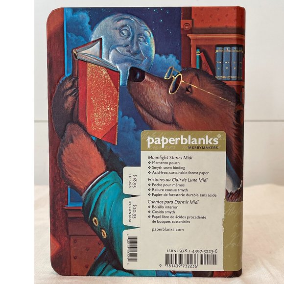 Journal Paperblanks Merrymakers Unlined Acid-Free Sustainable Forest Paper - Picture 8 of 9